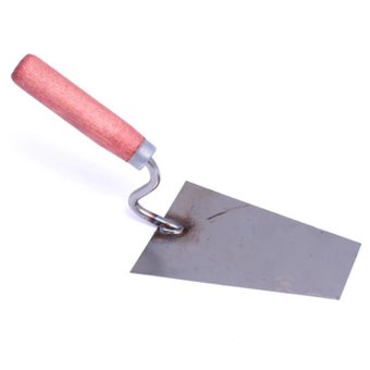 ProBuild Trapezoidal Bricklaying Trowel 200mm with Wooden Handle