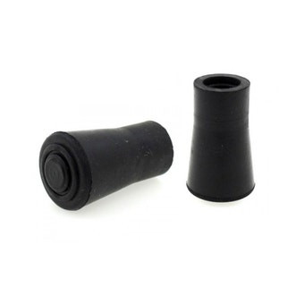 Meadex Black Rubber Trekking Ferrule - 11mm