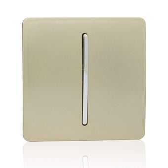 Trendiswitch Gold 1 Gang 3 Way Intermediate Switch