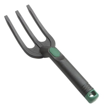 Black Nylon Hand Cultivator (Trident) 28cm – Lightweight Soil Loosening Tool