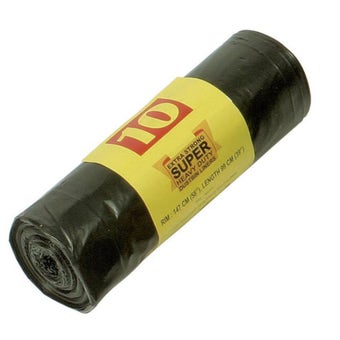 Tristar Extra Strong Heavy Duty Black Sack Roll - Pack of 10