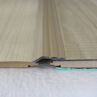 Trojan A45 Self-Adhesive Reducer 8mm – Toscana Oak Aluminium Floor Transition Trim