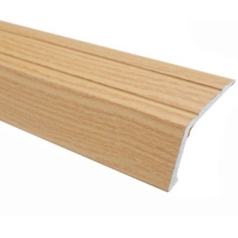 Trojan A47 Self-Adhesive Reducer 15mm – Seamless Aluminium Floor Transition Trim I Natural Oak