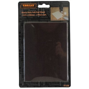 Trojan Felt Pads Sheet 4.5″ x 6″ - Black I Pack of 2