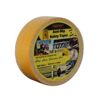 Trojan Safety Grip 50mm x 10m - Yellow