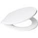 Blue Canyon Arleta PP Slow Close Toilet Seat – White Thermoplastic with Universal Fittings