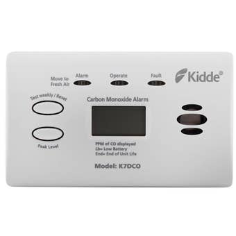 Kidde K7DCO Digital Carbon Monoxide Detector with 10 Year Warranty