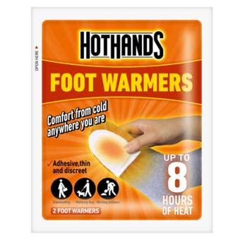 HotHands Foot Warmer – 8 Hour Air Activated Disposable Toe Heat Pads for Cold Weather Comfort