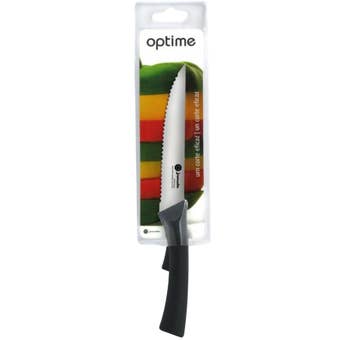 Optime 12cm Serrated Knife – Precision Cutting Knife for Bread, Fruit, and Vegetables