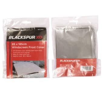 Blackspur Windscreen Frost Cover – Winter Car Windscreen Protector for Frost, Snow and Ice, Easy Fold and Clean 85 x 185cm