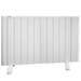 De Vielle WiFi Smart Radiator 1500W White – App Controlled Electric Heater with LCD Display and 7-Day Timer