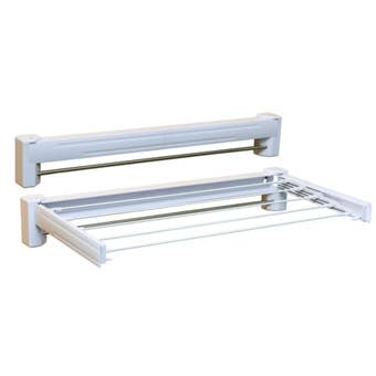 Ashley 4.2M Foldable Wall Mounted Airer – Compact Retractable Laundry Drying Rack