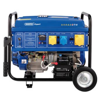 Draper Expert Petrol Generator with Wheels, 6000W