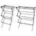 Ashley Expanding 3 Tier Clothes Airer – Adjustable Folding Indoor Laundry Drying Rack