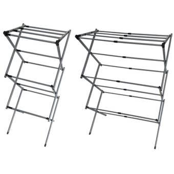 Ashley Expanding 3 Tier Clothes Airer – Adjustable Folding Indoor Laundry Drying Rack