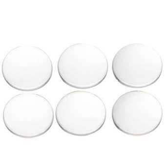 Self-Adhesive Transparent Door Stoppers and Wall Protectors – Set of 6 Polyurethane Bumpers
