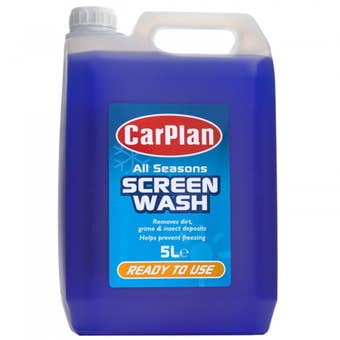 CarPlan All Seasons Ready Mixed Screenwash 5L – Anti-Smear Formula Prevents Freezing to -5°C
