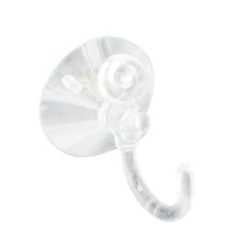 SecurpakClear Suction Hooks 30-35mm 20 Pack – Removable, Reusable Wall and Surface Hooks for Home, Office and Bathroom