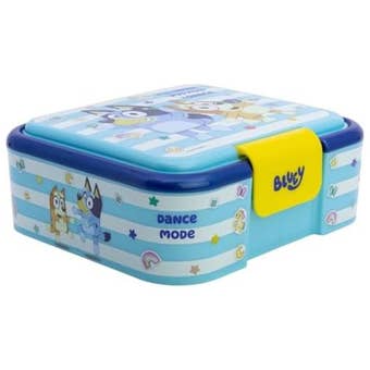 Bluey Supreme Multi Compartment Lunch Box – Kids BPA-Free Lunchbox with 3 Compartments