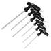 Benson Hex Key Set T-Handle 6 Pieces – Chrome Vanadium Steel Metric Allen Wrench Set with Ergonomic Grip