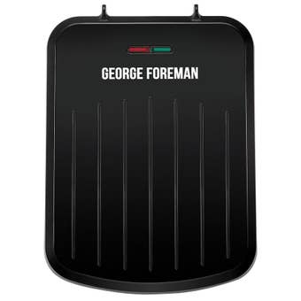 George Foreman Fit Grill 25800 Black – Compact Health Grill with Fast Heat-Up