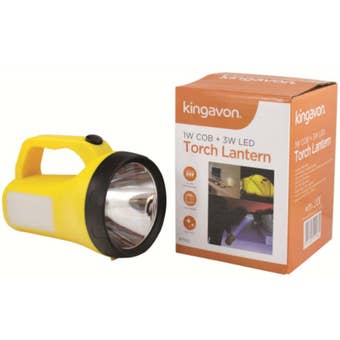 Kingavon 1W COB & 3W LED Torch Lantern – Durable Camping and Outdoor Light