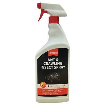 Rentokil Ant and Crawling Insect Killer Spray 1L – Fast-Acting Indoor and Outdoor Pest Control