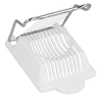 Metaltex Egg Cutter – Classic Stainless Steel Wire Slicer with Plastic Frame