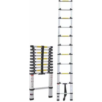 Protool 2.6m Telescopic Extension Ladder – Compact and Durable Aluminum Design