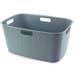 Curver Softex Laundry Basket 45 Litre Teal – Large Recycled Plastic Laundry Storage with Comfortable Grips