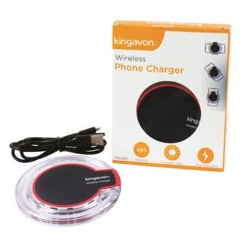 Kingavon Wireless Phone Charger – Slim 10W Fast Charging Pad for Qi-Enabled Devices