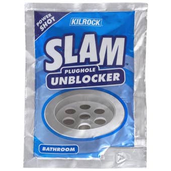 SLAM Plughole Unblocker Bathroom Power Shot – Powerful Grime and Blockage Removal