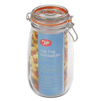 Tala Preserving Jar 1.55L / 3.41lb – Classic Lever Arm Airtight Glass Storage