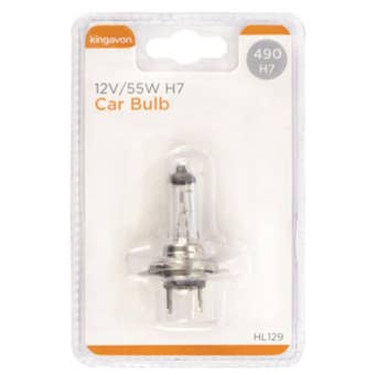 Kingavon 12V 55W H7 Car Bulb – High Performance Headlight with Long Life