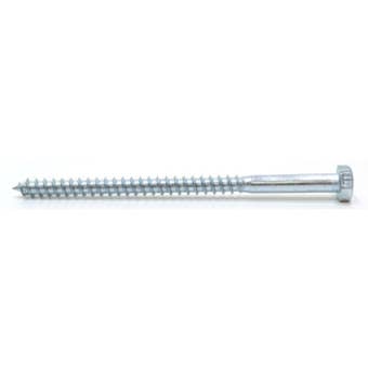Zinc Plated Coach Screws M6 x 100mm