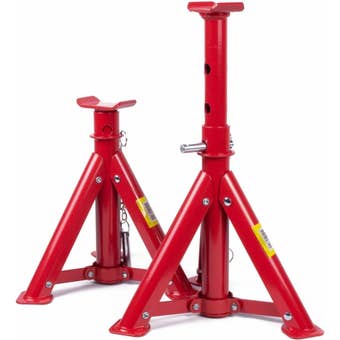 Benson Safe and Stable Tripod Axle Stands – Set of 2 – 2 Ton Capacity – Adjustable in 3 Steps