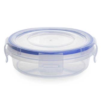 Round Zip Lock Storage Box 300ml – Airtight Food-Safe Container for Fresh Storage