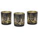 Wonderland T-Light Holders 3 Pack - Onyx