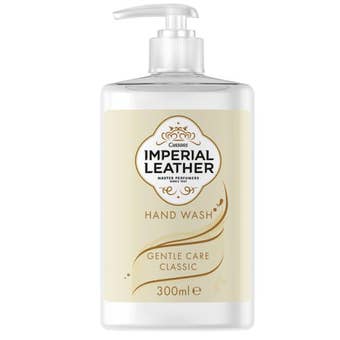 Imperial Leather Gentle Care Hand Wash 300ml – Moisturising Liquid Soap with Amber, Jasmine and Lavender Scent in 100% Recycled Bottle