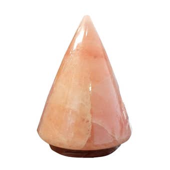 Himalayan Salt Lamp Cone Shape Natural with Bulb and Cord – 2–3kg Air Purifying Crystal Lamp
