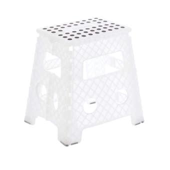 Casa&Casa Transparent Small Step Stool – Compact and Durable One-Step Plastic Stool