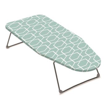 Ashley Table Top Ironing Board – Compact Space-Saving Design with Foam Padded Cover