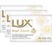 Lux Bright Soap 3 Pack 80g – Brightening Beauty Soap Bars with Creamy Lather for Radiant, Smooth and Fresh Skin
