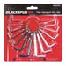 Blackspur 14 Piece Hexagon Key Set – Metric and AF Sizes for DIY and Professional Use