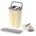 Ashley Flat Mop & Bucket Set – 2-in-1 Cleaning and Drying System with Microfibre Pads