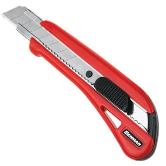 Utility Knife with 2+1 Blades – Durable Multi-Purpose Cutting Tool for Workshop, Garden and Construction