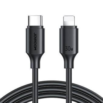 Joyroom 30W Fast Charging Type-C to Lightning Cable 1.2m – Black