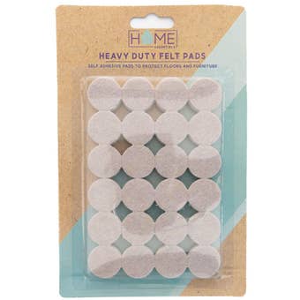 Heavy Duty Felt Pads 25mm – Bulk Pack of 48 for Floor and Furniture Protection