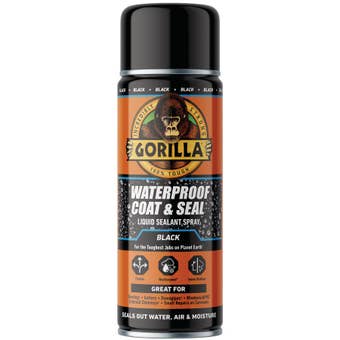 Gorilla Coat & Seal Black Roof Sealant 450ml – Flexible Waterproof Spray