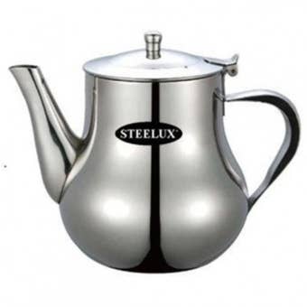 Super Royale 35oz Stainless Steel Teapot – Heavy Gauge Construction with Spout Filter and Steam Vent